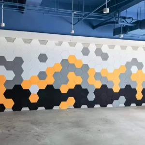 Custom Size PET Acoustic Wall Panels for Golf Simulator Home Office Studio and Public Spaces
