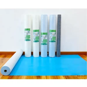 Custom Sizes Anti-Slip Temporary Floor Protection Carpet Waterproof Anti-oil Shock-absorbing Self-Adhesive Drop Cloth Covering