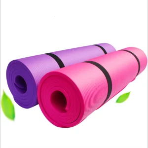 Custom Thick Anti-Slip Gym Exercise Fitness Yoga Mat 10mm TPE and NBR 183cm Home for Women