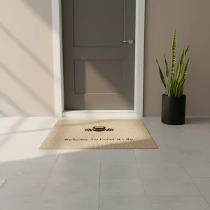 Custom Water Hog Type Logo Mat Entrance Carpet Non Slip Heavy Duty Solid Backing Floor Mat