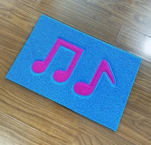 Custom Welcome Logo Non-Slip Door Mat for Home Entrance