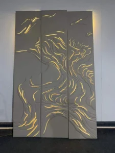 Customised Wall Panel Wooden Sound Proof Waterproof Wall Panel Interior Wall Decorative Clad Interior Panel Luxury Wall Panel