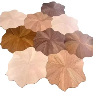 Customizable 18mm Oak Engineered Flooring Waterproof Anti slip for Kitchen Warehouse Gym Living Room (50 Colors 3 Year
