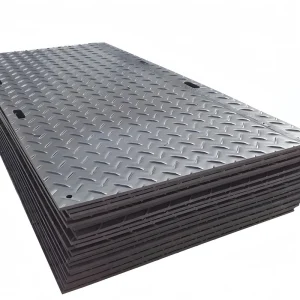 Customizable 4×8 Temporary Lightweight PE Ground Protection Mat with UV Resistant Waterproof Cutting Service