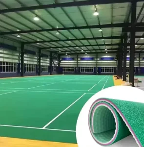 Customizable Color PVC Badminton Flooring for Indoor Outdoor Sports Easy to Install PP Artificial Grass for Tennis Courts China