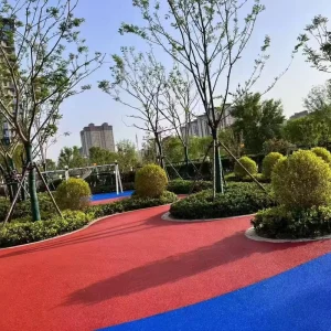 Customizable EPDM Rubber Multi-Sport Flooring Colorful Elastic Shock-Absorbent