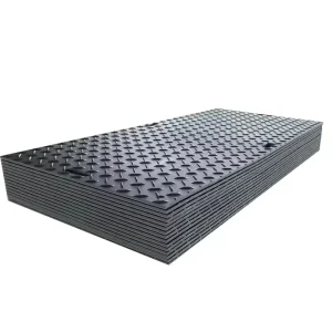 Customizable HDPE UHMWPE Ground Protection Mats Heavy Duty Anti-Slip Temporary Flooring for Heavy Equipment & Engineering