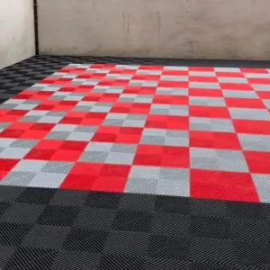 Customizable Heavy-Duty Polypropylene Garage Floor Tiles for Industrial Workshops