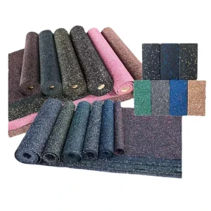 Customizable Indoor Gym Flooring Rolls Environmentally Friendly and Silent Sports Flooring for Gym Environments