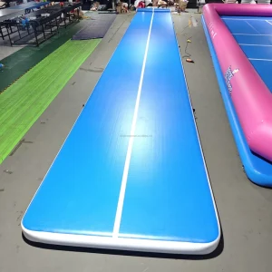 Customizable Inflatable Air Track Mat Durable PVC Brushed Material for Gymnastics Yoga Taekwondo & Training