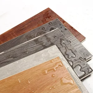 Customizable Luxury Vinyl Plank Flooring SPC Waterproof 6mm Interlocking Adhesive Glue Wear Resistant Eco Friendly Indoor
