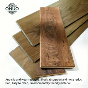 Customizable Luxury Vinyl Plank Flooring SPC Waterproof Interlocking Adhesive Glue Wear Resistant Eco Friendly Indoor Gym