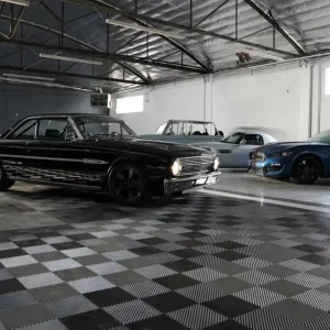 Customizable Modular Self-Draining Garage Floor Tiles Waterproof Plastic Interlocking Tiles for Car Washing in Parking Lots
