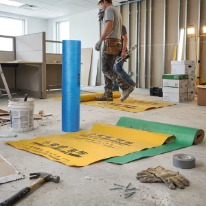 Customizable Moisture-proof Floor Protection Mat Wood Floor and Tile Protection Sheet