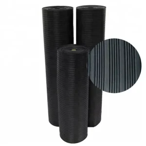 Customizable Ribbed Electrical Insulation Anti-slip Rubber Floor Carpet Mats