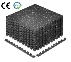 Customizable Rubber Floor Mat Garage Flooring Multifunctional Non-Toxic Easy Install Sound Insulation Shock Absorb Gym