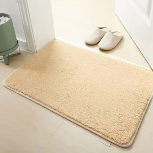 Customizable Short Plush Floor Mat Non-slip Water Absorbent Rug Bath Rubber Anti-slip Bottom Home Decor Fluffy Mats Hotel Pet
