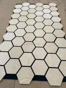 Customizable Slatted Acoustic Panel for Modern Interior Building Material