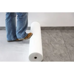 Customizable White Non-woven Fabric Waterproof and Stain-resistant Self-adhesive Floor Mat for Home Decoration