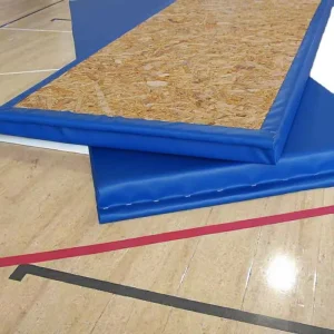 Customization Professional PU PVC Anti static Gym Wall Pads Fitness Basketball Gymnastics 5cm Thick Standard Size