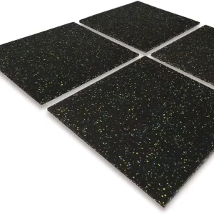 Customized 15mm PE Floor Tiles for Indoor Fitness Gyms Anti-Slip Safety Mat for Tennis and Golf