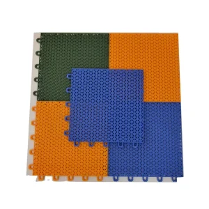 Customized 20×25 Feet Outdoor Basketball Flooring PP Fade-Resistant Non-Slip Various Colors