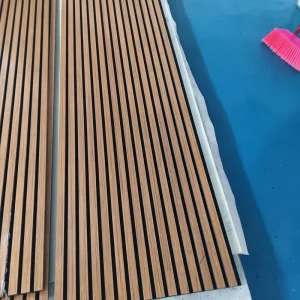 Customized Akupanel Wood Slat Acoustic Panel Sound Proof Wall Decoration Acoustic Wall Panels for Building Material