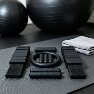 Customized Ankle Wrist Bangles Power Ring Yoga Mat Dumbbells Set Pilates Accessories Silicone Pilates Kit Set