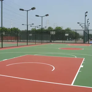 Customized Color Synthetic Polyurethane Flooring Acrylic For Basketball Sports Court