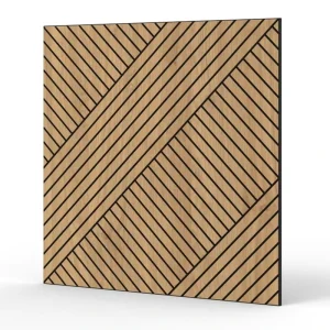 Customized Eco Friendly Solid Wood MDF Polyester Fiber Waterproof Fireproof Akupanel 3D Design Bedroom Home Acoustic Panels