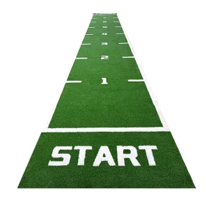 Customized Eco-Friendly Waterproof Gym Sled Flooring, High-Density Plastic Track Sports Artificial Grass Floor Mat