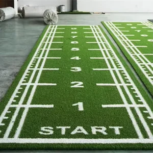 Customized Gym Sled Flooring and Sled Track Sports Artificial Grass Floor Mat with Custom Logo