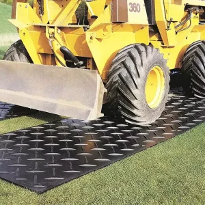 Customized Heavy Duty Recyclable HDPE Ground Protection Board Temporary Road Mat 4×8 Track Floor Paving Slabs