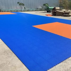 Customized Hot Selling Indoor PP Interlocking Sports Flooring for Netball Futsal Courts Durable & Eco Friendly