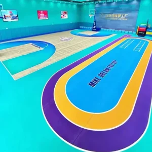 Customized Indoor Children’s Fitness High Density PVC Sports Floor for Gym