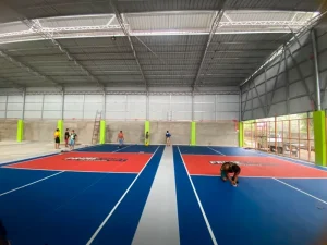 Customized Indoor Outdoor Portable Pickleball Mat Flooring
