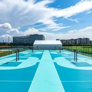 Customized Indoor and Outdoor Elastic Sport Floor Tiles Gymnastic Friendly Basketball Court Material FN C 2507256