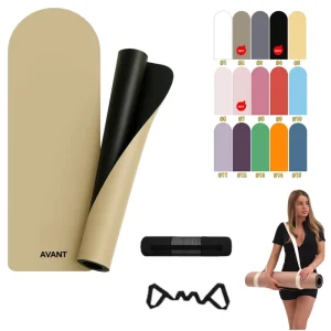 Customized Logo Pilates Set with Thick Natural Rubber Yoga Mat for Women