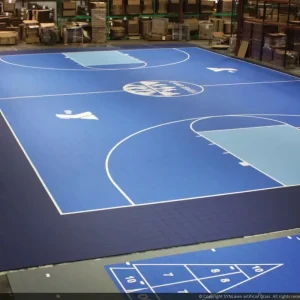 Customized Outdoor Indoor Volleyball Floorball Sport Court Antiskid Flat Interlocking Floor Tiles