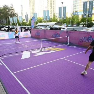 Customized PP Pickleball Outdoor Court Floor, Portable and Anti-Slip