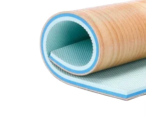 Customized PVC Sports Floor Basketball Court Wood Grain Floor