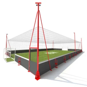 Customized Size Caged Football Infrastructure Modular Soccer Pitch With Fencing For Outdoor Training Center Football Cage