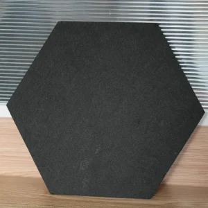 Customwith Acoustic Panels Soundproof Hexagon Polyester Fiber Acoustic Wall Panels for Music Room