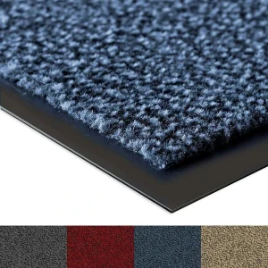 Cut Pile Outdoor PVC Washable Entry Door Floor Mat for Home, Office, and Store