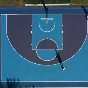 DIY Eco-Friendly Outdoor 3*3 Basketball Court with Interlocking Plastic Flooring Tiles From Factory