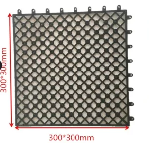 DIY Floor Plastic Grid Tiles Plastic Click Base Tiles Plastic Interlock Base Deck Tile