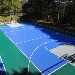 DIY Full-Size Home Yard Basketball Court Plastic Interlocking Flooring Tiles Shock Absorption Factory