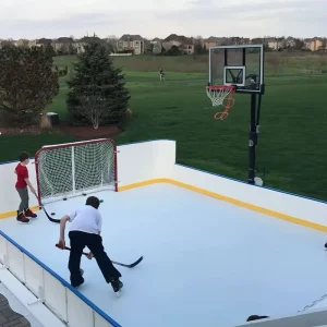DIY Home Skating System Interlocking Seamless Splicing High Density Polyethylene Floor Board Synthetic Ice Rink