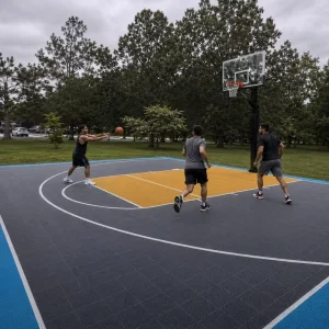 DIY Outdoor Basketball Court Flooring PP Modular Interlocking Tiles Easy Installation Solution