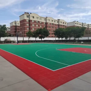 DIY Outdoor Basketball Court Flooring PP Modular Interlocking Tiles Easy Installation Solution
